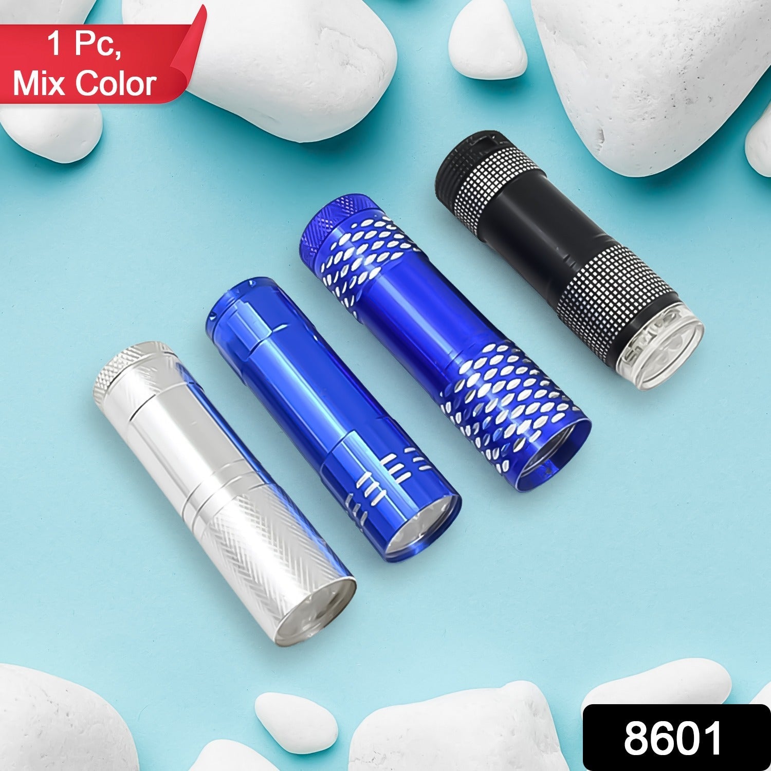Portable Mini Torch – 9 LED Pocket Flashlight, 3 Battery Operated (Battery Not Included, Mix Color) Portable Mini Torch – 9 LED Pocket Flashlight, 3 Battery Operated (Battery Not Included, Mix Color)